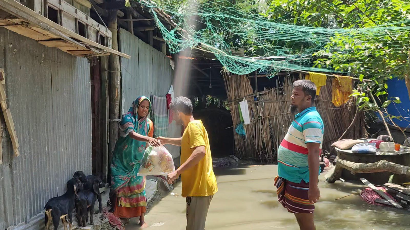 Shabdo Karigor flood relief support