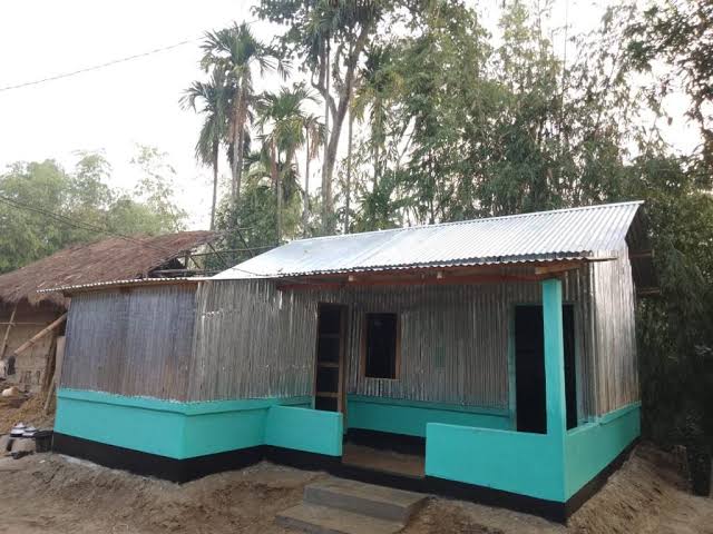House-building support in Rajbari